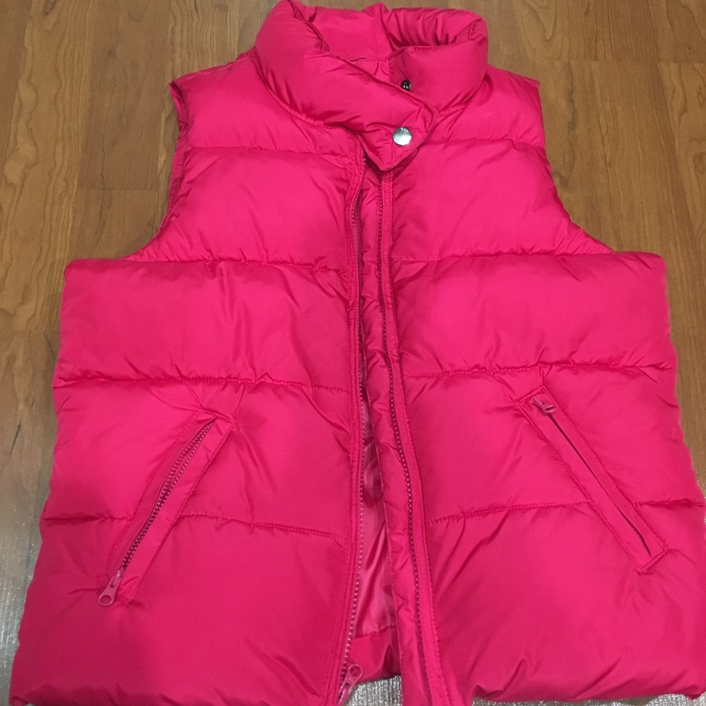 Pink Gap Puffer Vest